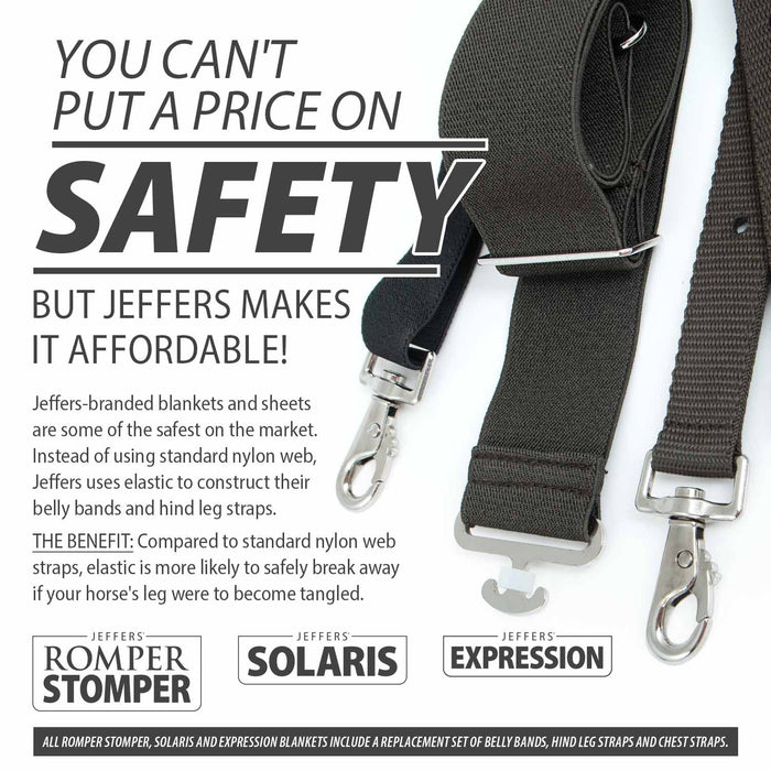 Jeffers Romper Stomper Turnout Sheet, 1680D - Jeffers -