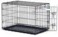 Jeffers Single Door Fold & Go Wire Dog Crate - I5B4 - Single Door Fold & Go Crate - 42"L x 28"W x 30"H - 1