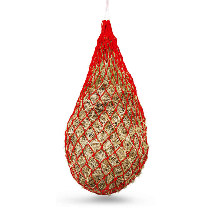 Jeffers Slow Feed 2" x 2" Nylon Hay Net for Horses, Red - XQEG - 1 - 1