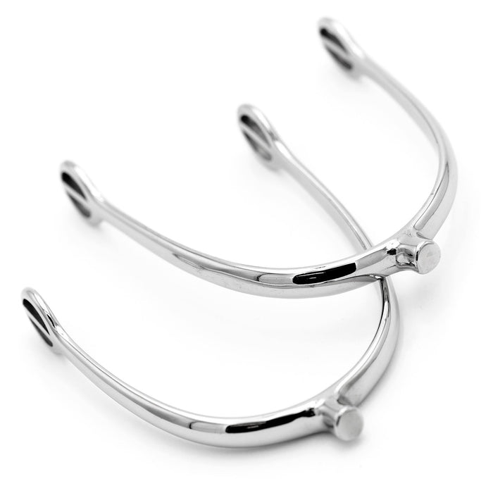 Jeffers Women’s English Spurs – Prince of Wales, Tom Thumb & Blunt End Styles - A8BC - Stainless Steel Tom Thumb Spurs - Pair - 2 ct - 7