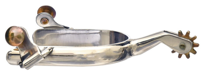 DUPLICATE - 14125 - Jeffers All - Around Stainless Steel 10 Point Spurs, Pair - A8AH-DUPE - Mens - Pair - 2 ct - 2