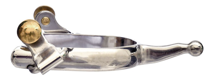DUPLICATE - A8H1 - Jeffers Ladies' 1 - 1/2" Shank Humane Spurs with Ball End, Pair - A8H1-DUPE - Pair - 2 ct - 2