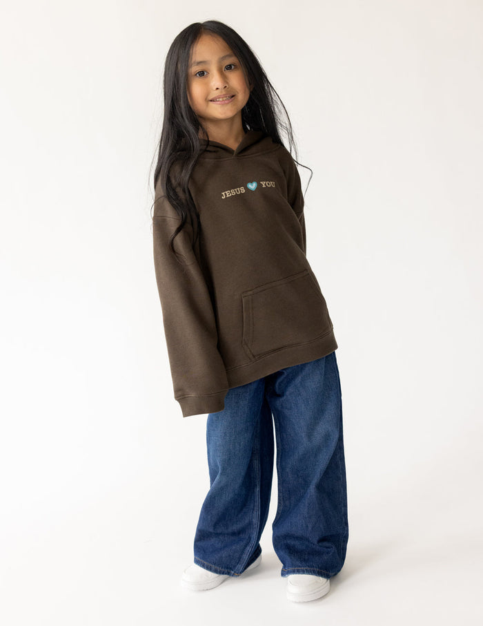 Jesus Loves You Kids Hoodie Elevated Faith