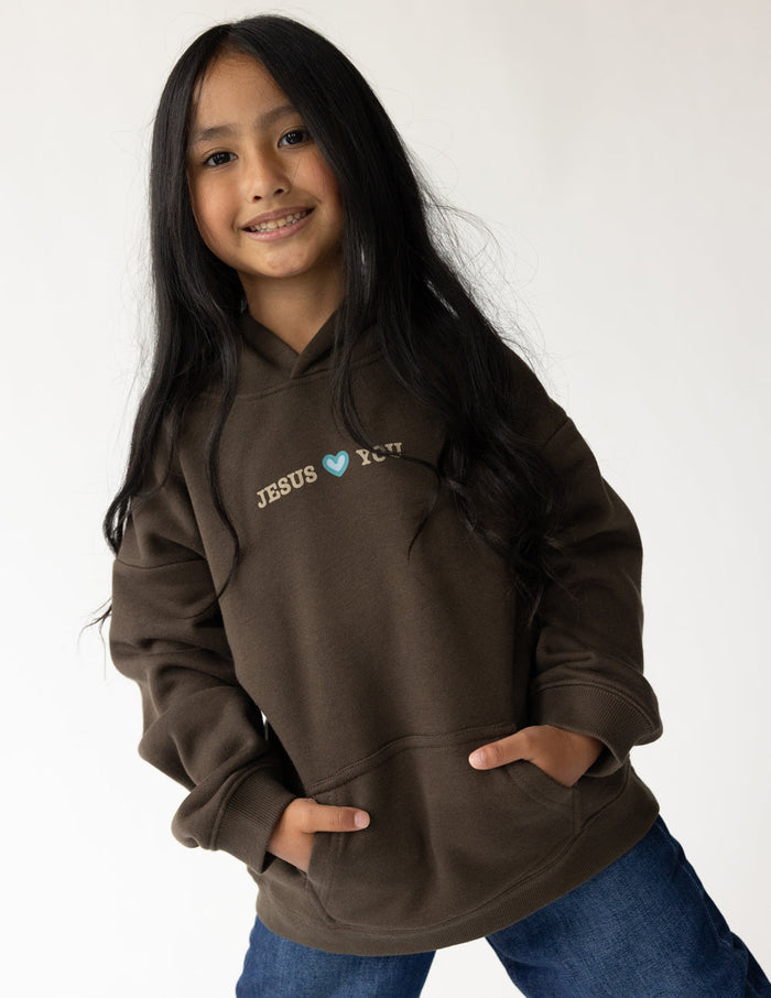 Jesus Loves You Kids Hoodie Elevated Faith