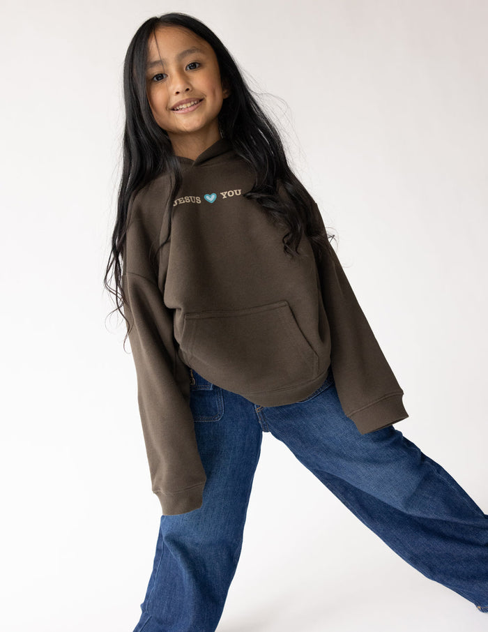 Jesus Loves You Kids Hoodie Elevated Faith