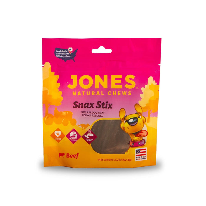 Jones Natural Sausage Sticks Dog Treats, 5" L - 4GCD - 2.2 oz - 1