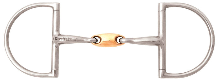 JP Korsteel Copper Link Hunter Dee Snaffle Bit - 0VJP4 - 5 in - 1