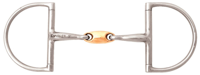 JP Korsteel Copper Link Hunter Dee Snaffle Bit - KO1FT - 5.5 in - 6