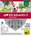 K9 Advantix II Flea and Tick Prevention for Dogs - E8AK - Small Dogs (4 - 10 lbs) - 2 pack (2 Month Supply) - 1