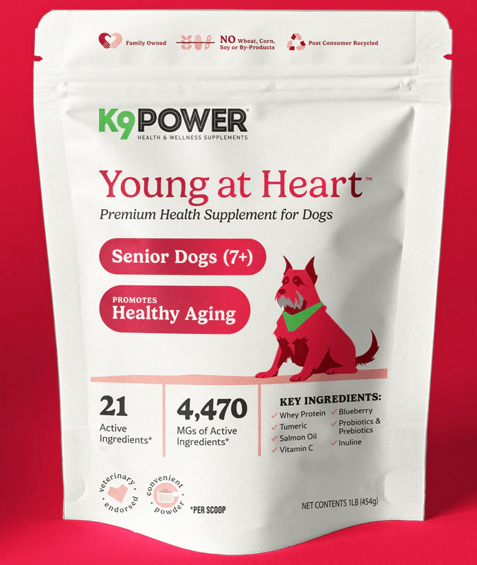 K9 Power Young at Heart Senior Dog Health Formula - OGK9 - 1 lb - 1