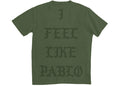 Kanye West Dallas Pablo Pop-Up I Feel Like Pablo T-Shirt Military Green