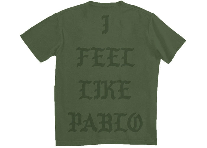 Kanye West Dallas Pablo Pop-Up I Feel Like Pablo T-Shirt Military Green
