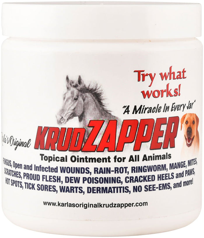 Karla's Original KRUD Zapper Topical First Aid Ointment for Animals - OKAA - 8 oz Karla's Original KRUD Zapper - 1