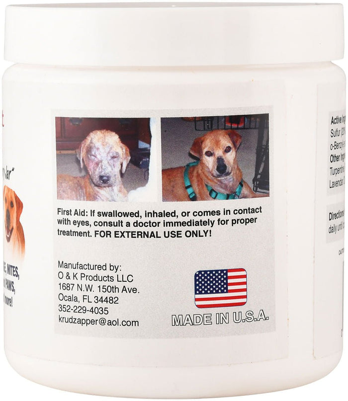 Karla's Original KRUD Zapper Topical First Aid Ointment for Animals - OKAA - 8 oz Karla's Original KRUD Zapper - 2