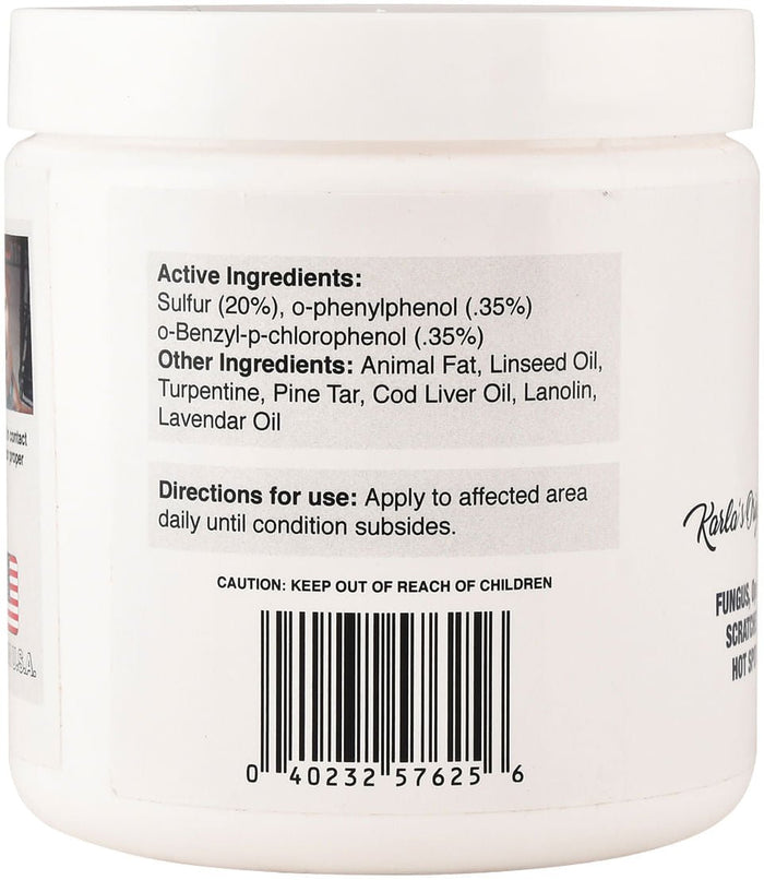 Karla's Original KRUD Zapper Topical First Aid Ointment for Animals - OKAA - 8 oz Karla's Original KRUD Zapper - 3
