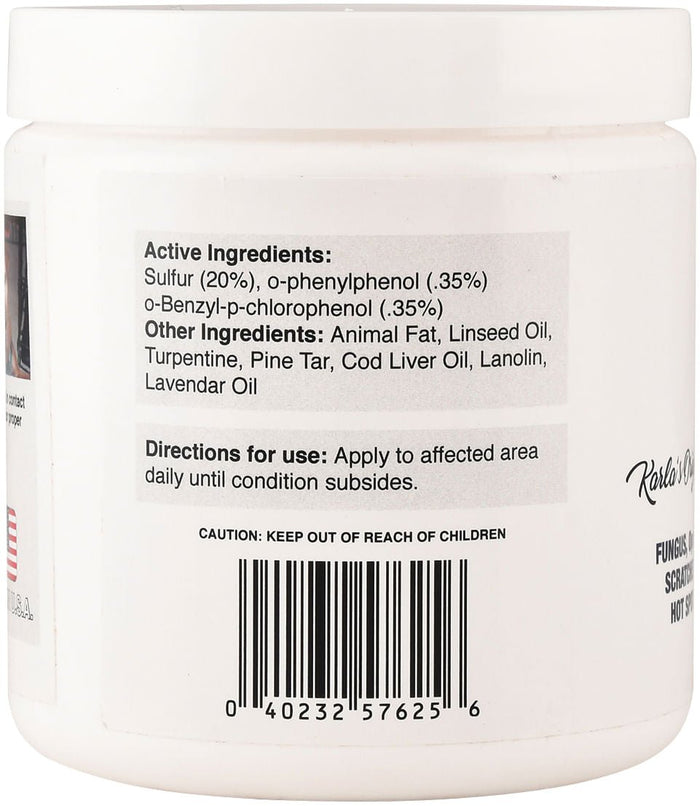 Karla's Original KRUD Zapper Topical First Aid Ointment for Animals - OKAB - 16 oz Karla's Original KRUD Zapper - 6