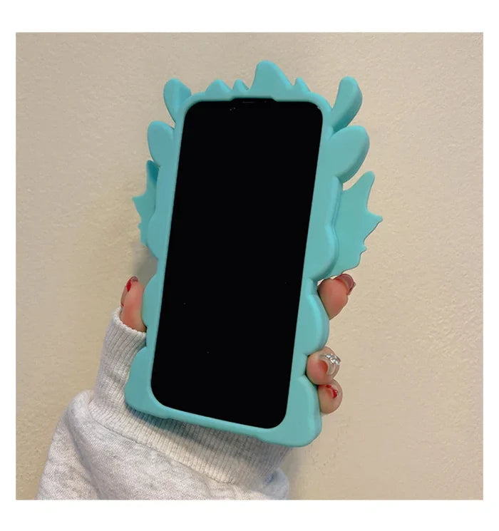 Kawaii 3D Cartoon Big Dinosaur Phone Case PhoneShells