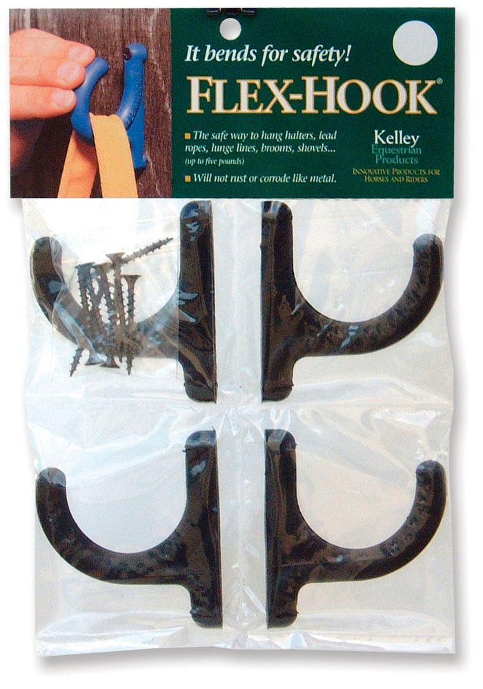 Kelly Flex - Hook, 4 - pack - KUAB - Black - 1