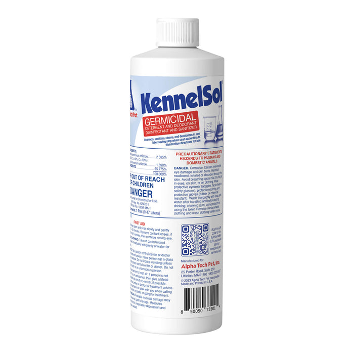 KennelSol Germicidal Detergent & Deodorant - 005ALPHA-4160 - 1 pint - 1