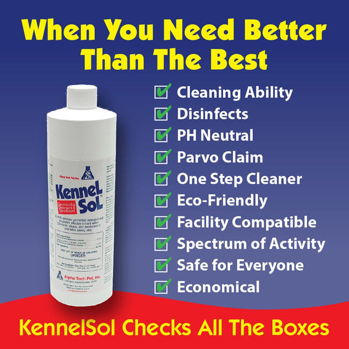 KennelSol Germicidal Detergent & Deodorant - 005ALPHA-4160 - 1 pint - 4