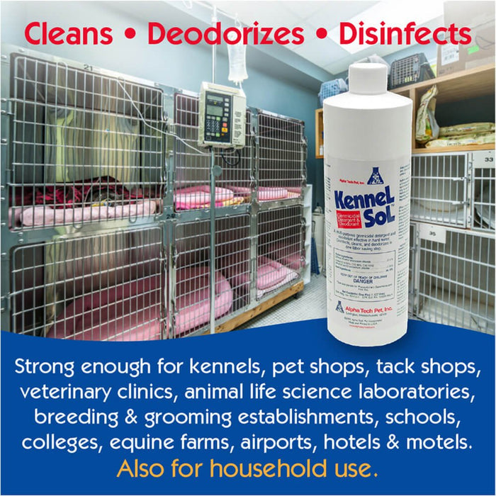 KennelSol Germicidal Detergent & Deodorant - 005ALPHA-4160 - 1 pint - 6