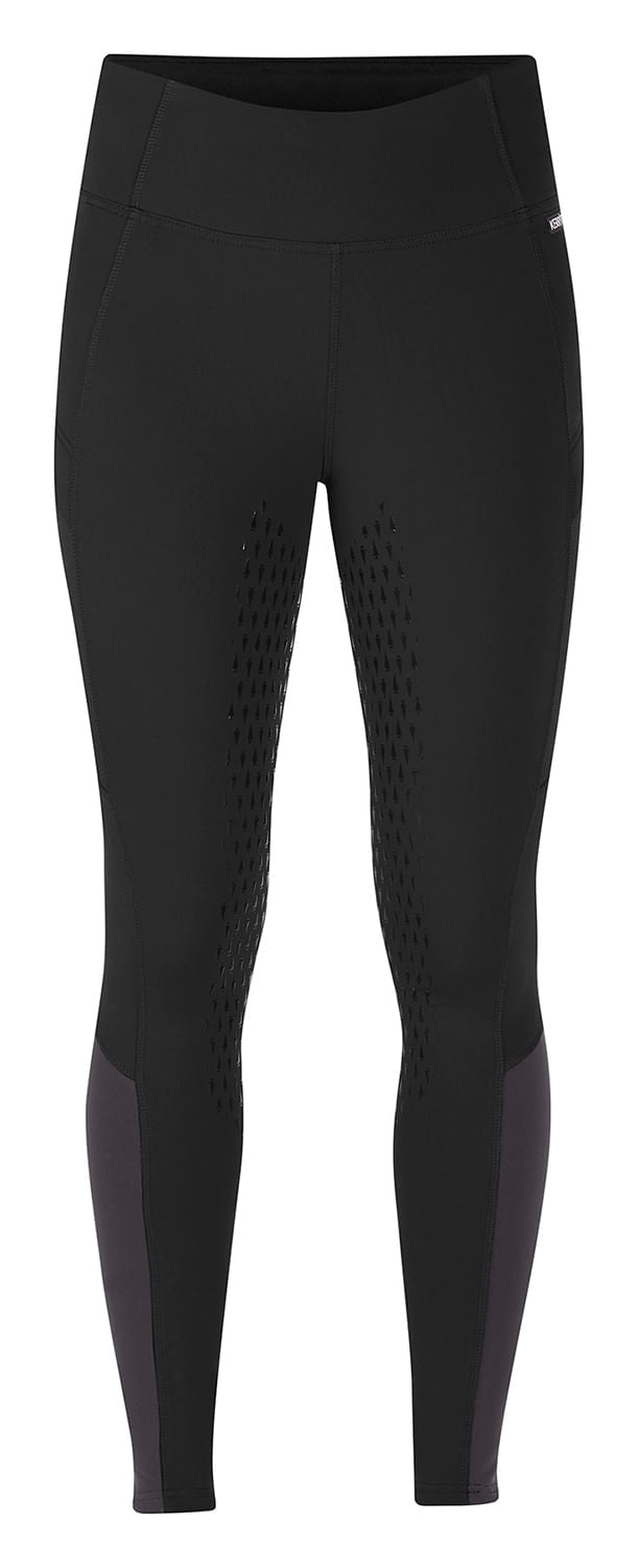 Kerrits Women's Thermo Tech Full Leg Riding Tights - KT249 - Black/Obsidian - Medium - 1