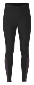 Kerrits Women's Thermo Tech Full Leg Riding Tights - KT249 - Black/Obsidian - Medium - 1