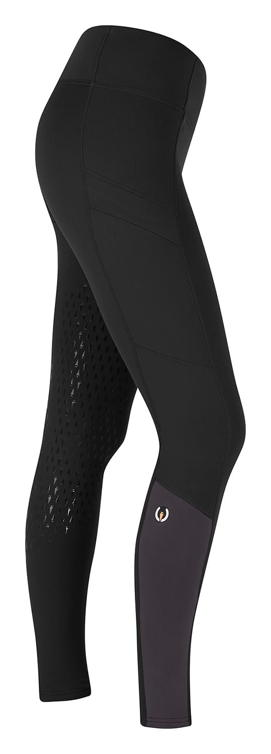 Kerrits Women's Thermo Tech Full Leg Riding Tights - KT249 - Black/Obsidian - Medium - 3