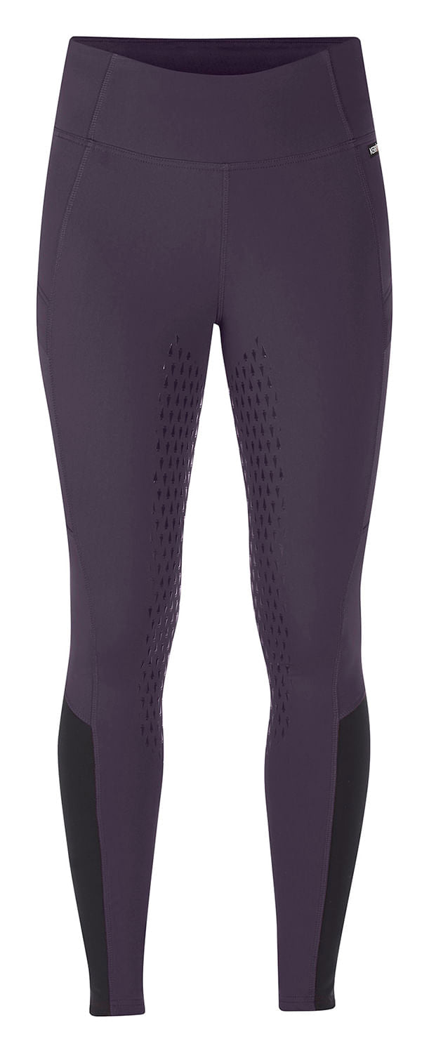 Kerrits Women's Thermo Tech Full Leg Riding Tights - KT24F - Blackberry/Black - XSmall - 4