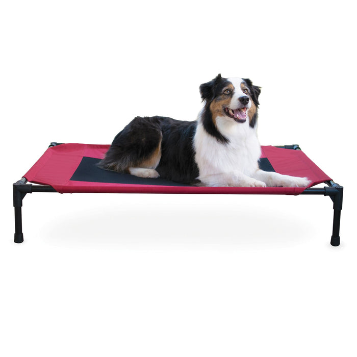 K&H Elevated Dog Bed, Small to X - Large - PCD2 - Barn Red - Large - 2
