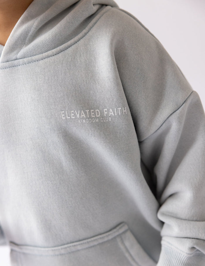 Kingdom Club Blue Kids Hoodie Elevated Faith
