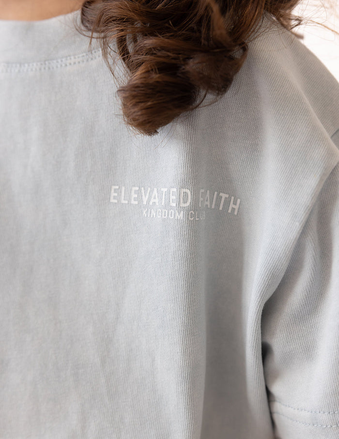 Kingdom Club Blue Kids Tee Elevated Faith