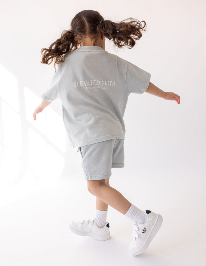 Kingdom Club Blue Kids Tee Elevated Faith