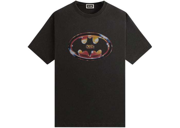 Kith X Batman Logo Vintage Tee Black