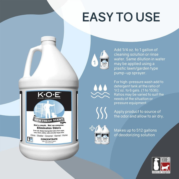 K.O.E. Kennel Odor Eliminator Concentrate - 005THL-KOE-P - Original - 16 oz - 6