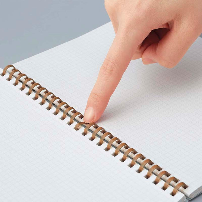 Kokuyo | Cuaderno Soft Ring Sooofa A5 Warm Gray (Cuadros)