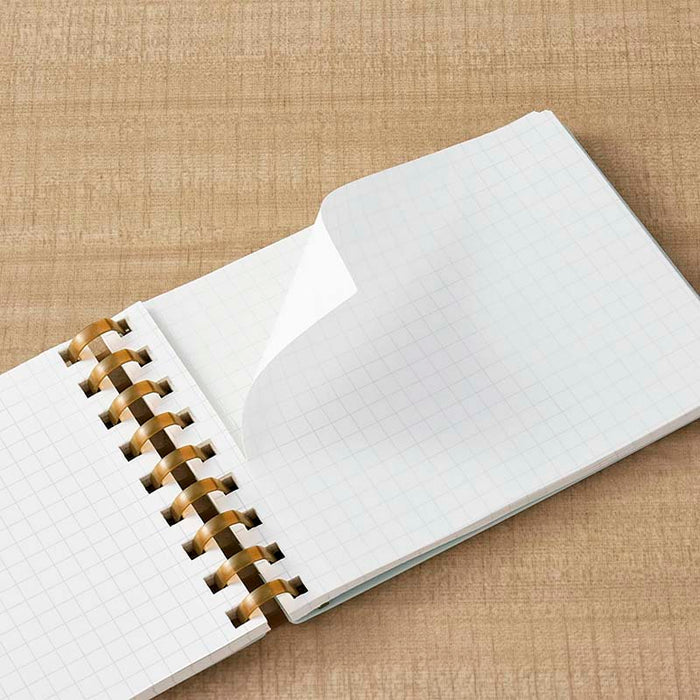 Kokuyo | Cuaderno Soft Ring Sooofa A6 Blue (Cuadros)