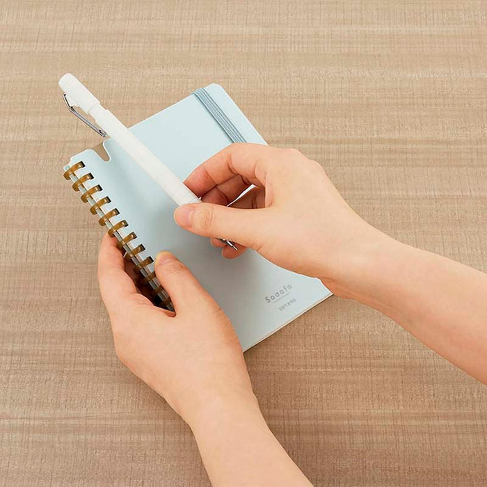 Kokuyo | Cuaderno Soft Ring Sooofa A6 Blue (Cuadros)