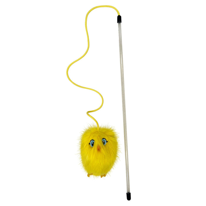 KONG Teaser Chirps Chicken - K912D - Yellow - 25" - 1