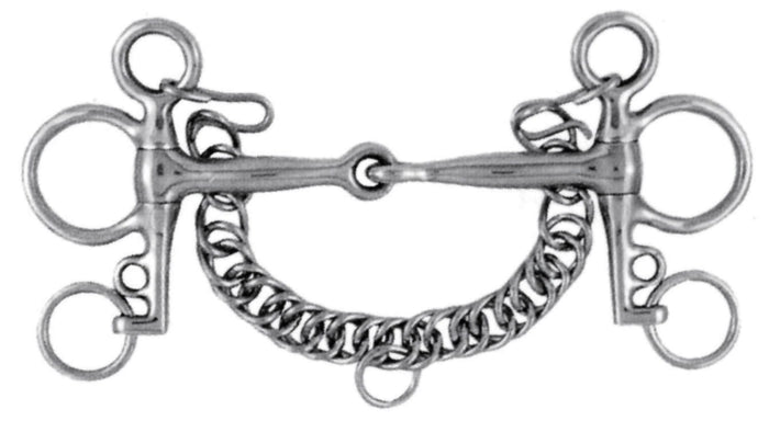 Korsteel Stainless Steel Pelham Snaffle Bit - KO1G3 - 2