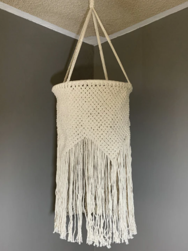 LAMPARA MODELO MACRAME