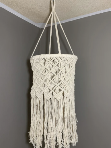 LAMPARA MODELO MACRAME