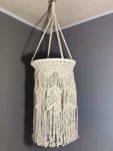 LAMPARA MODELO MACRAME