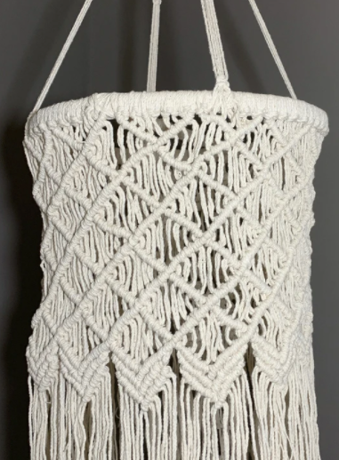 LAMPARA MODELO MACRAME