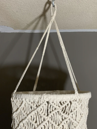 LAMPARA MODELO MACRAME