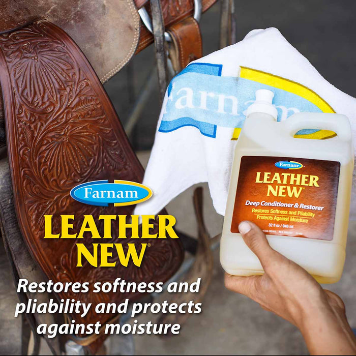 Leather New Deep Conditioner and Restorer - FALM - 16 oz - 2