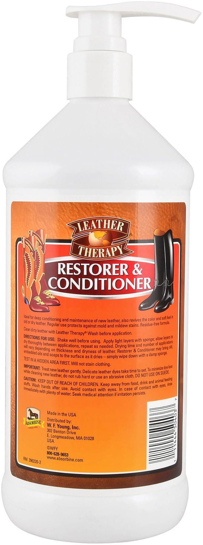 Leather Therapy Restorer & Conditioner - UAL4 - 16 oz - 5