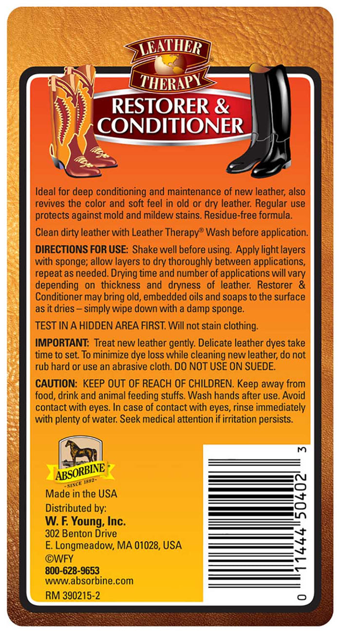 Leather Therapy Restorer & Conditioner - UAL4 - 16 oz - 7