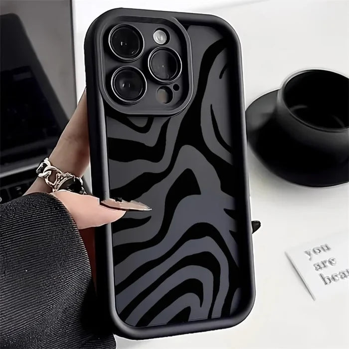 Leopard Print Silicone Phone Case For iPhone PhoneShells