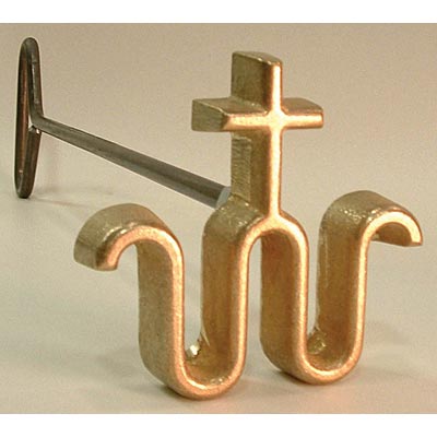 L&H Copper Alloy Freeze Branders Complete Set (0 to 9 or A to Z) for Livestock - L5G3 - Set of A - Z - 3"T x 3/8"W - 2